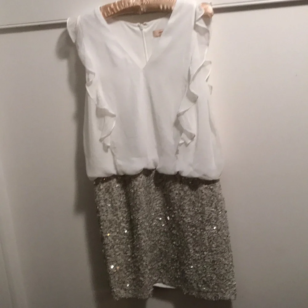 New Aidan Mattox blouson cocktail dress sz 10